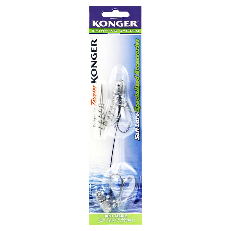 Konger Swimbait System Double Stinger 2/0, 12cm, Exchangeable Weights – Bild 2