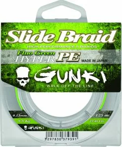 GUNKI Slide Braid 125 Fluo Green
