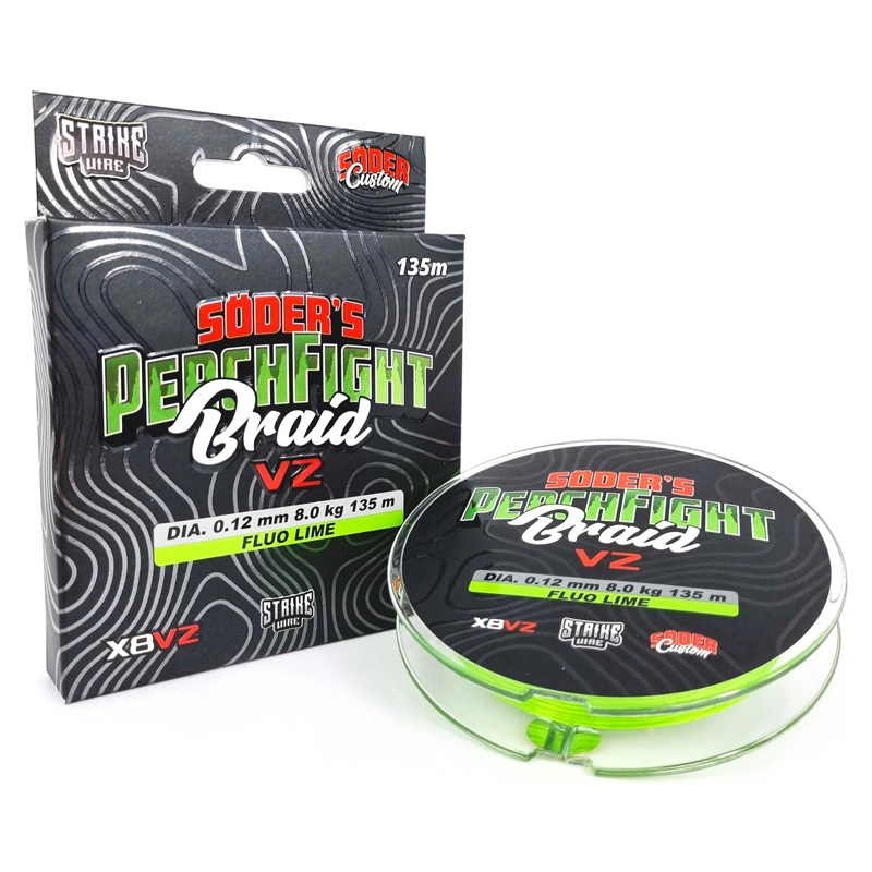 Strike Wire PerchFight Braid X8V2 Fluo Lime