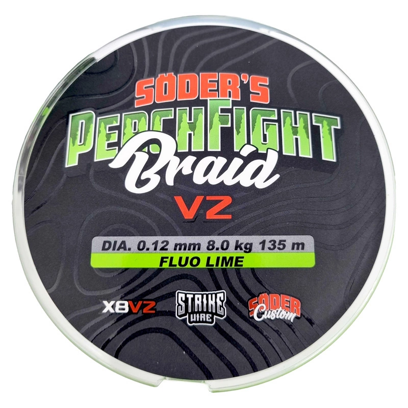 Strike Wire PerchFight Braid X8V2 Fluo Lime – Bild 2