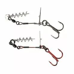 Savage Gear Carbon49 Corkscrew Stinger (1 X Treble) 2-pack