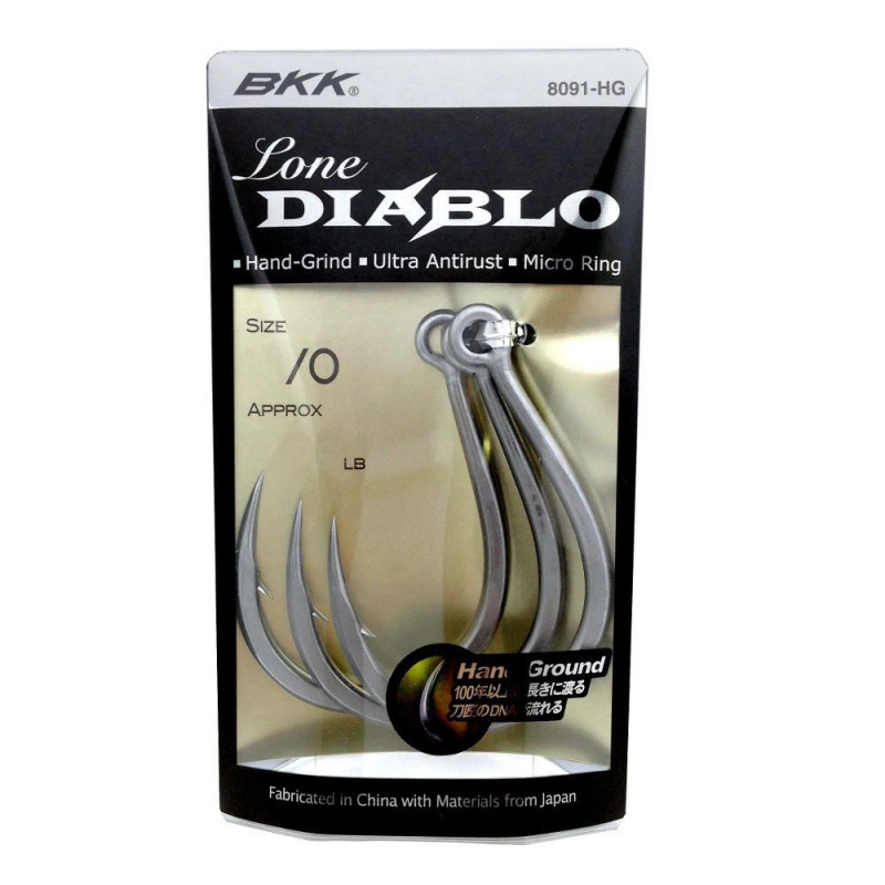 BKK Lone Diablo Ultra Anti Rust Single Hook – Bild 2