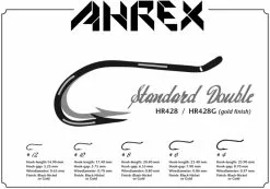 Ahrex Hooks Ahrex HR428 - Tying Double