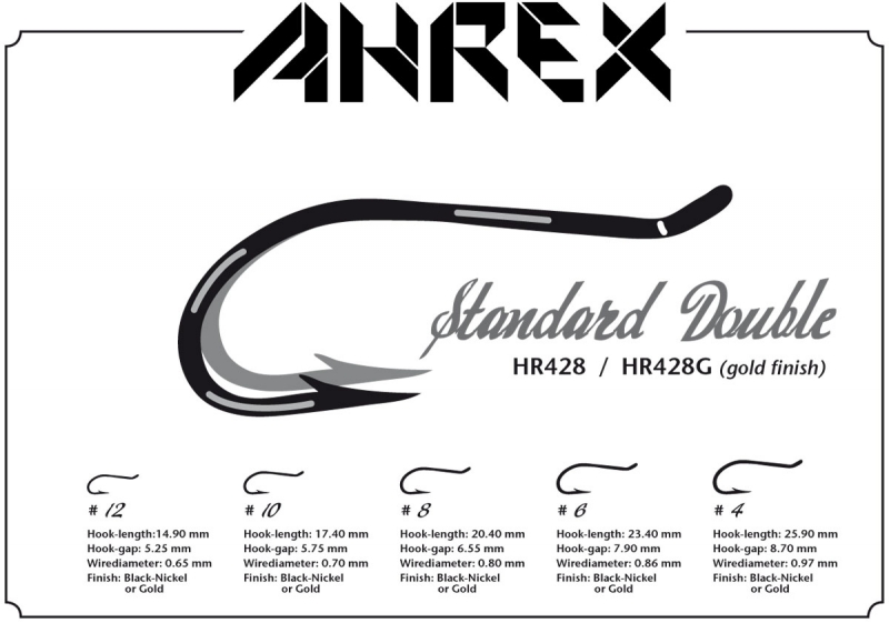 Ahrex Hooks Ahrex HR428 - Tying Double