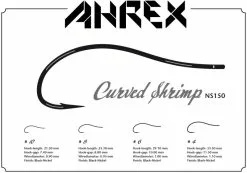 Ahrex Hooks Ahrex NS150 - Curved Shrimp