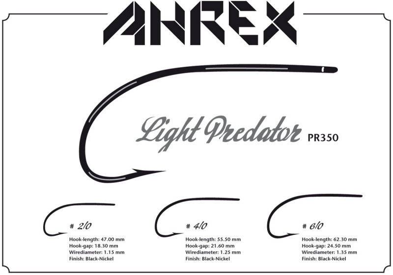 Ahrex Hooks Ahrex PR350 - Light Predator, Barbed