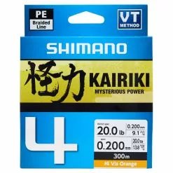 Shimano Kairiki 4, Orange - 150m